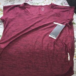 HEAD Women's Burgundy Short Sleeve Tee Size XL